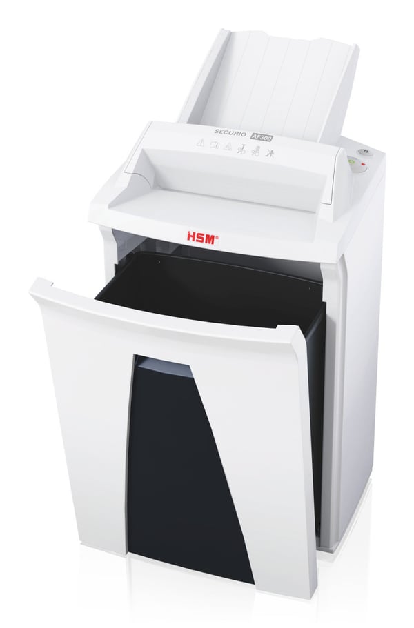 HSM SECURIO AF300 papirmakulator Delvist makulering 56 dB 24 cm Hvid