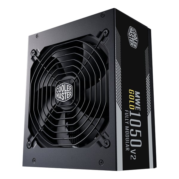 Cooler Master MWE Gold 1050 - V2 Full Modular enhed til strømforsyning 1050 W 24-pin ATX ATX Sort