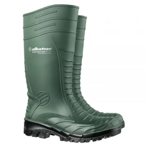 Albatros Protector Plus S5 SRC Gummistøvler Hanstik Grøn