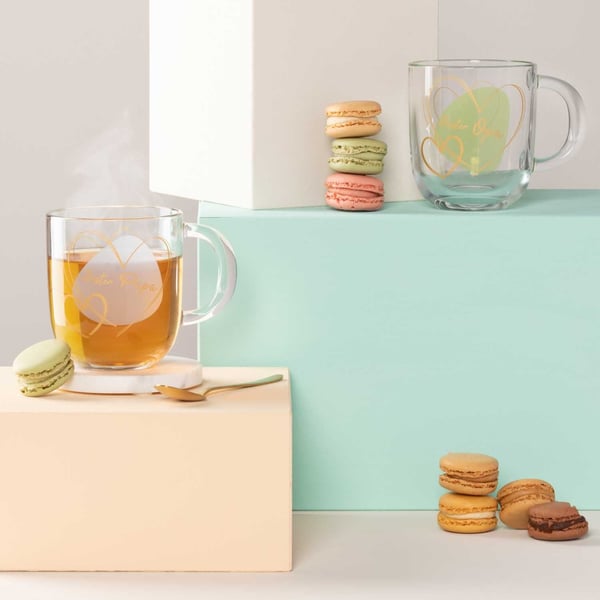 LEONARDO 033227 kop Guld, Transparent Te 1 stk
