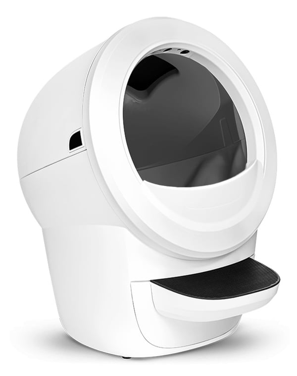 Miniatyrbillede 1 af 2: Litter-Robot 4 Kat Robot-kattebakke Hvid