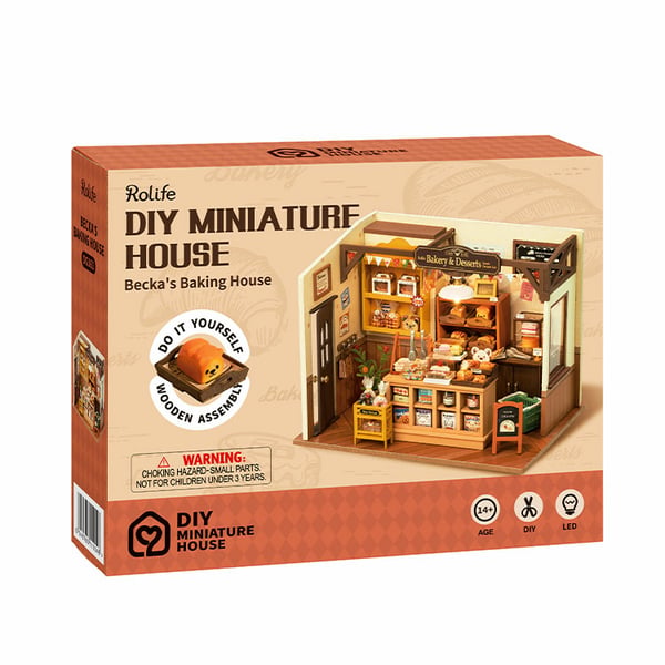 ROBOTIME DG161 DIY minitalo ja lukunurkkaus