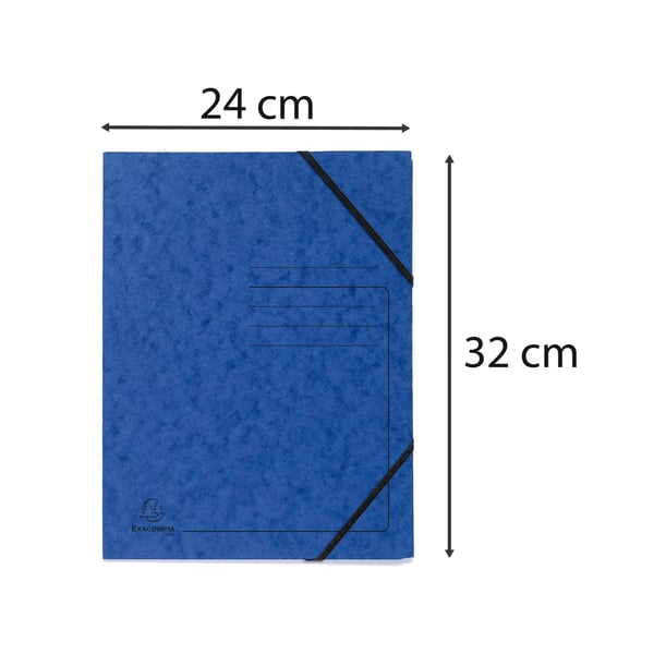 Miniatyrbillede 2 af 3: Exacompta 555412E folder Pap Blå A4