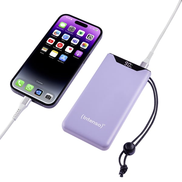 Miniatyrbillede 2 af 9: Intenso 7332033 powerbank Lithium polymer (LiPo) 10000 mAh Lilla