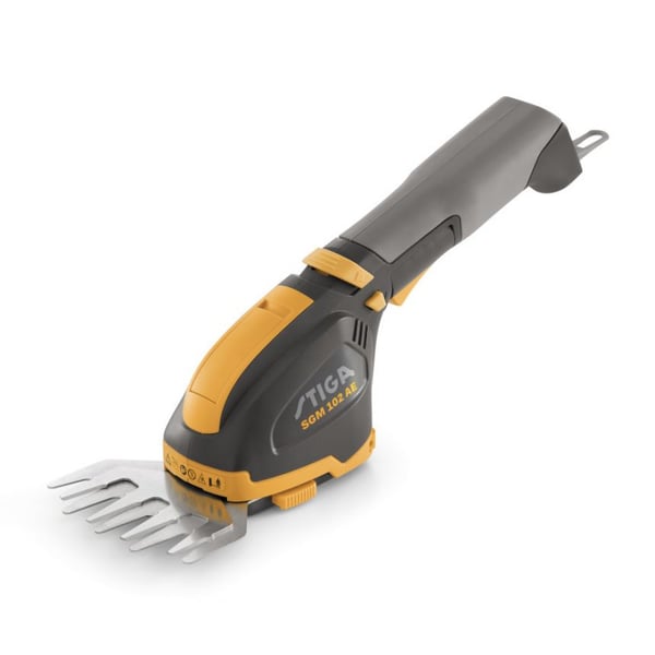 Stiga SGM 102 AE 18 cm Batteri Svart, Grå, Gul
