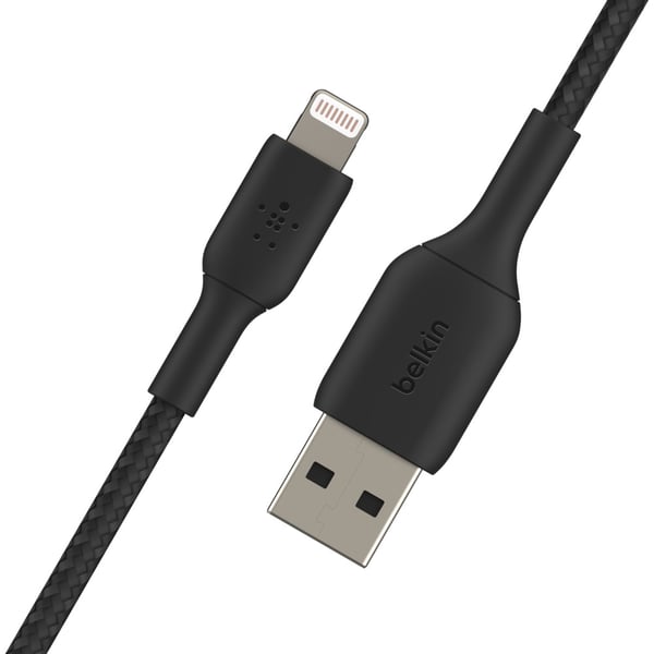 Belkin CAA002BT1MBK Lightning kabel 1 m Sort