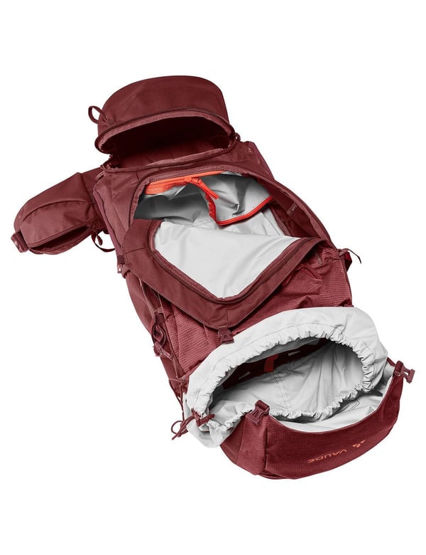 VAUDE Asymmetric 48+8 48 L Kirsebær (frugt)