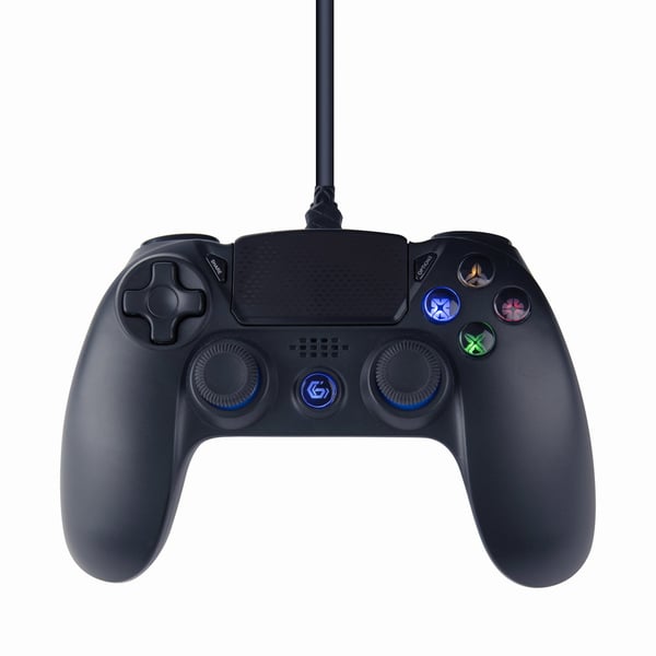 Miniatyrbillede 3 af 3: Gembird JPD-PS4U-01 spil-controller Sort USB Gamepad Analog PC, PlayStation 4