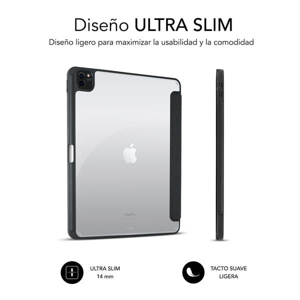 SUBBLIM SUBCST-5SC400 tablet etui 27,9 cm (11") Folie Sort, Transparent