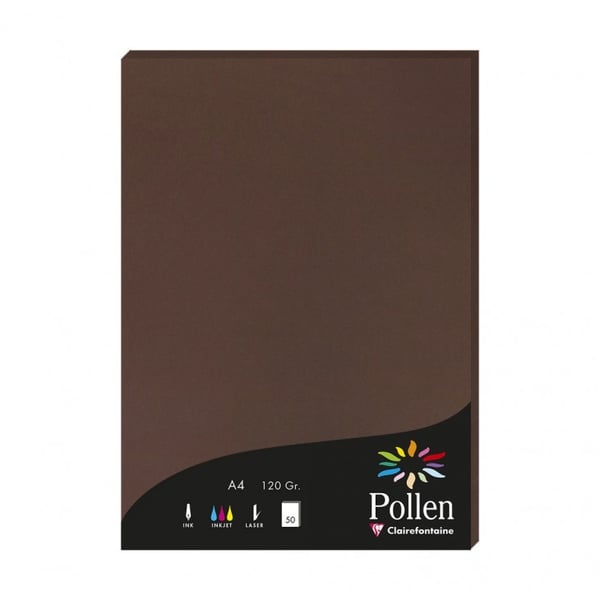 Miniatyrbillede 1 af 2: Clairefontaine 24301C kuvert A4 (210 x 297 mm) Brun 50 stk