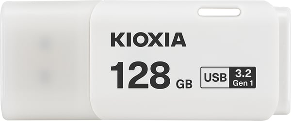 Kioxia TransMemory U301 USB-sticka 128 GB USB Type-A 3.2 Gen 1 (3.1 Gen 1) Vit Kioxia TransMemory U301 USB-sticka 128 GB USB Type-A 3.2 Gen 1 (3.1 Gen 1) Vit