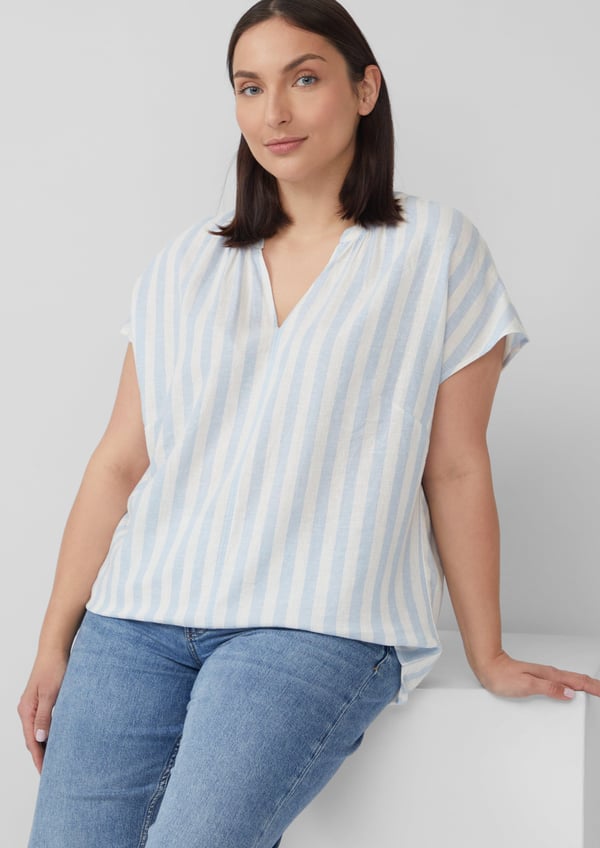 s.Oliver 2171379.50G0.46 skjorte & top Bluse Linned