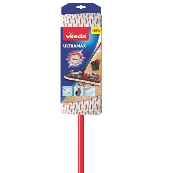 Pikkukuva 6 / 15: Vileda Ultramax Mop moppi Kuitu Märkä Musta, Punainen