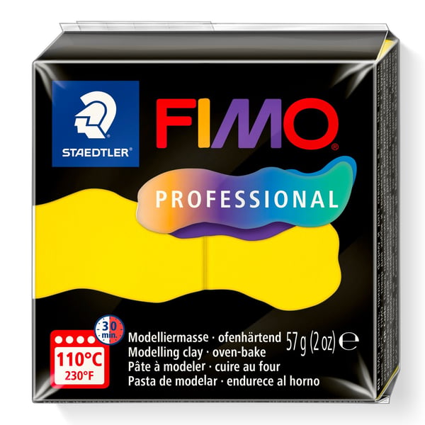 Miniatyrbillede 3 af 3: STAEDTLER Mod.masse Fimo prof 57g gul