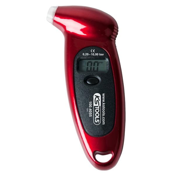 KS Tools 100.4055 däcktrycksmätare 0,2 - 10 Bar Digital tryckmätare