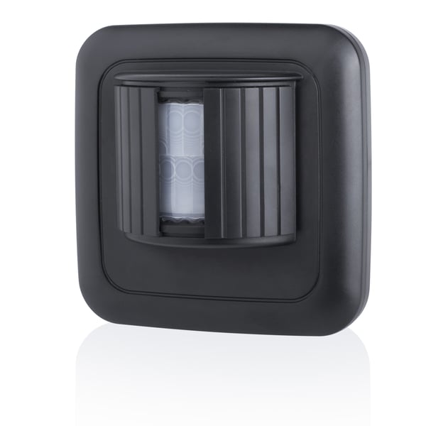 Miniatyrbillede 1 af 5: Smartwares SH4-90157 bevægelsessensor Passiv infrarød (PIR) sensor Trådløs Væg Sort