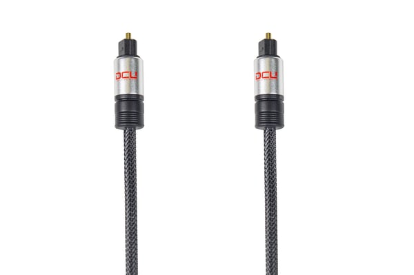 DCU Advance Tecnologic 30751020 ljudkabel 1 m Toslink Svart