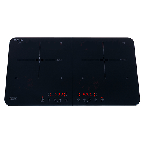 Miniatyrbillede 1 af 11: Camry Premium CR 6514 kogeplade Sort Bordplade 60.5 cm Zone induktionskogeplade 2 zone(s)