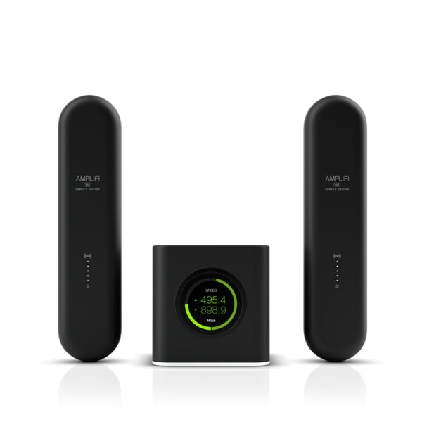 Miniatyrbillede 1 af 7: Ubiquiti HD Gamer’s Edition trådløs router Gigabit Ethernet Dual-band (2,4 GHz / 5 GHz) Sort