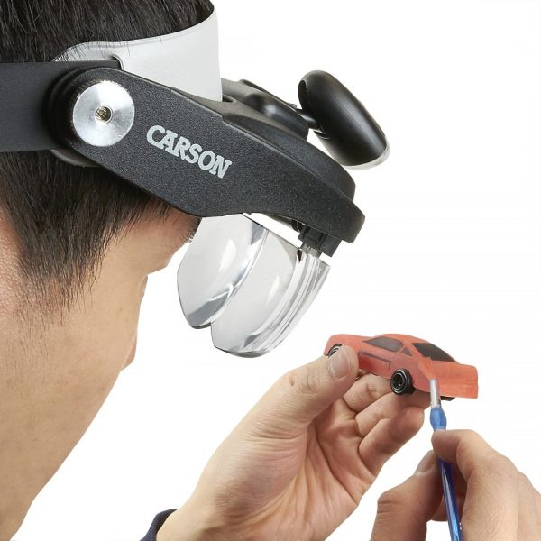 Pikkukuva 4 / 10: Carson MagniVisor DeLuxe suurennuslasi 3x Musta