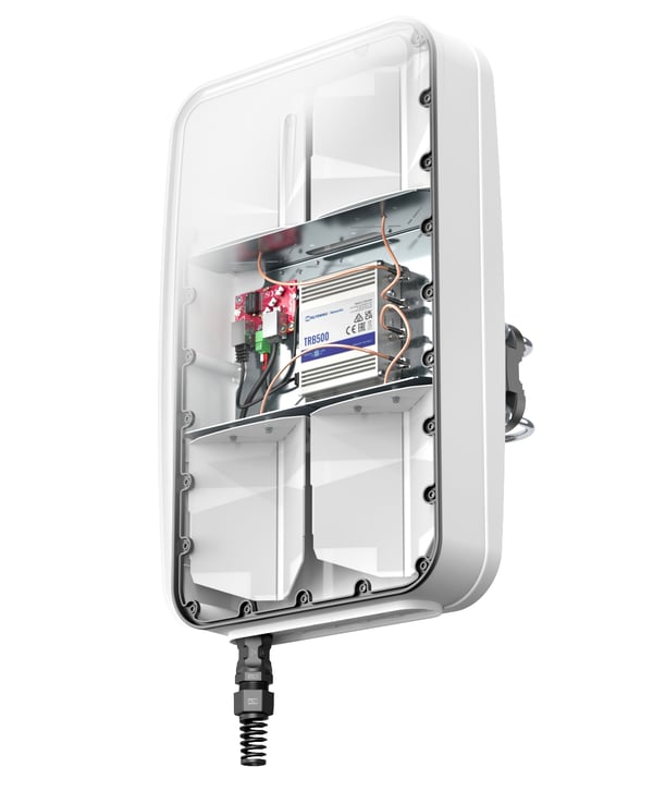 QuWireless QuMax Omni for TRB500 nätverksantenner Rundstrålande antenn PoE/LAN 4 dBi