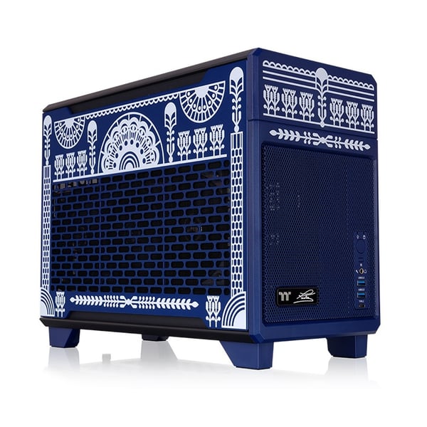 Pikkukuva 1 / 6: Thermaltake TR100 Koralie Edition Cobalt Blue Mini Tower Sininen