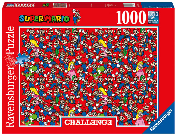 Pikkukuva 1 / 5: Ravensburger Challenge - Super Mario Kuviopalapeli 1000 kpl
