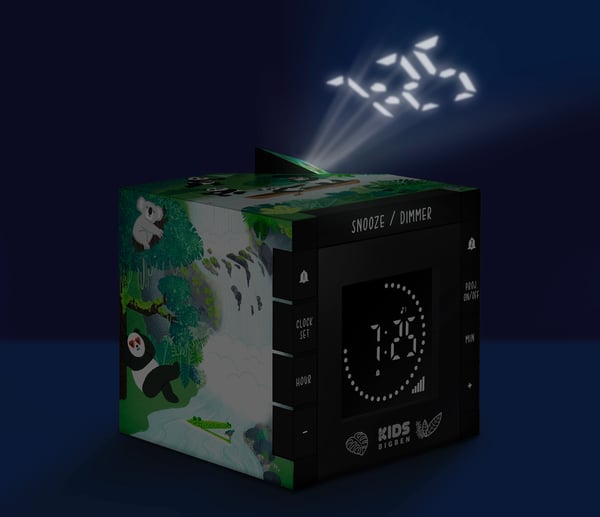 Miniatyrbild 4 av 8: Bigben Interactive R70 – Panda Klockradio Analog Multifärg