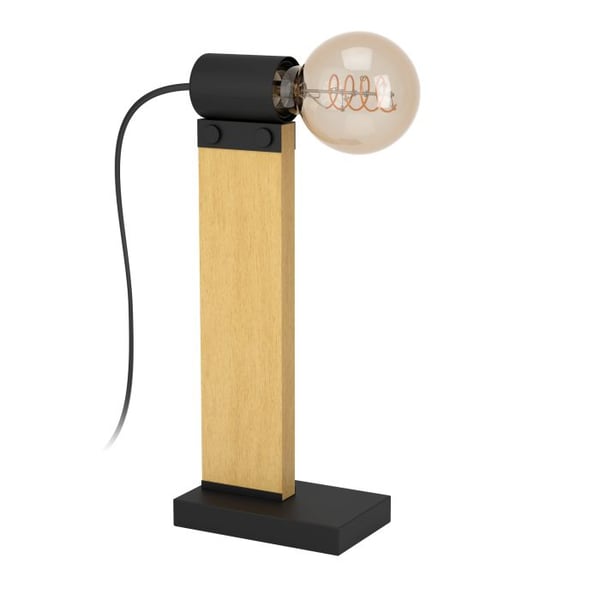 EGLO BAILRIGG bordlampe E27 Sort, Brun