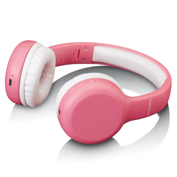 Lenco HPB-110PK Headset Kabel & trådløs Micro-USB Bluetooth Lyserød