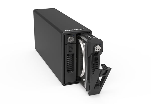 Miniatyrbillede 5 af 5: Raidon GR3660-BA31 disk array 0 TB Desktop Sort