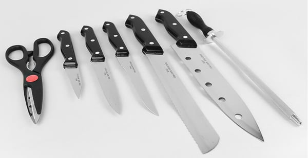 Maestro MR-1402 køkkenbestik & knivsæt 8 stk Kniv/bestik bloksæt
