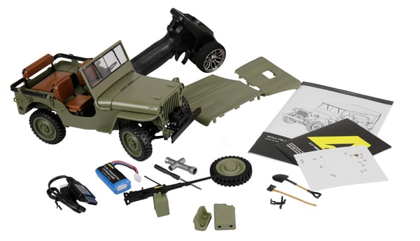 Miniatyrbillede 12 af 12: Amewi 22737 Radio-kontrolleret (RC) model Firhjulstrækker Elektrisk motor 1:14