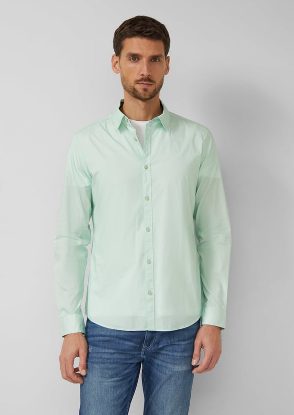 s.Oliver 2169878.61A0.XXL skjorte & top Langærmet Bomuld
