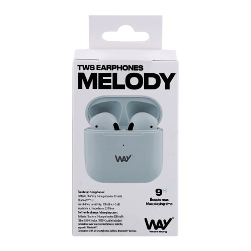 Pikkukuva 6 / 8: T'nB Melody 2 Kuulokkeet True Wireless Stereo (TWS) In-ear Puhelut/Musiikki/Urheilu/Päivittäinen USB Type-C Bluetooth Sininen