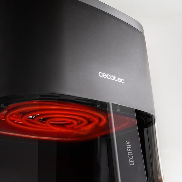 Miniatyrbillede 12 af 13: Cecotec Cecofry Fantastik Window 4000 Enkelt 4 L Enkeltstående 1400 W Varmluftsteger Sort
