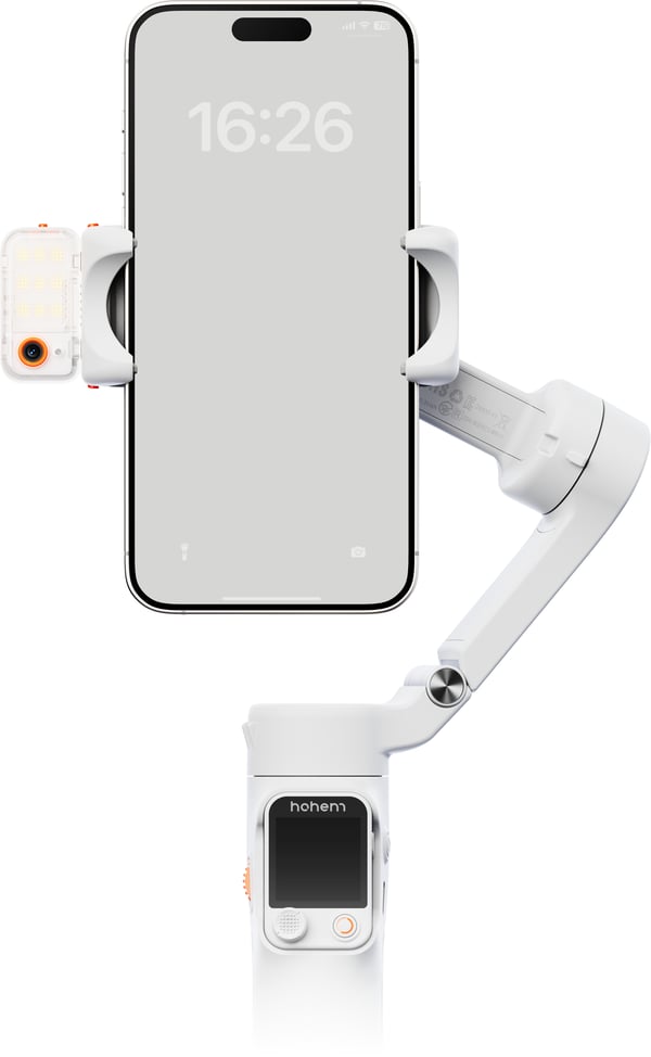 Miniatyrbillede 5 af 10: Hohem iSteady V3 Smartphone kamera stabilisator Hvid