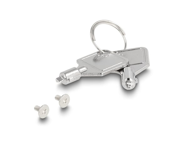 DeLOCK 47037 drive bay panel Opbevaring drev bakke Sort, Metallic