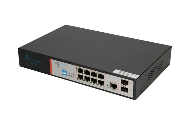 Miniatyrbild 2 av 7: Extralink EX.8222 nätverksswitchar hanterad L2/L4 Gigabit Ethernet (10/100/1000) Strömförsörjning via Ethernet (PoE) stöd 1U Svart
