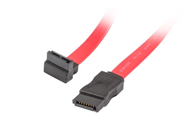 Lanberg CA-SASA-12CU-0050-R SATA-kabel 0,5 m SATA 7-pin Rød