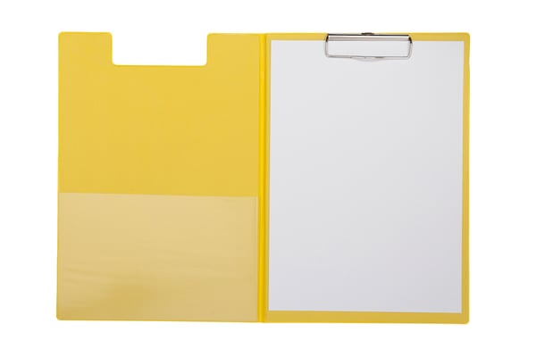 MAUL 2339213 opslagstavle A4 Pap, Plast Gul