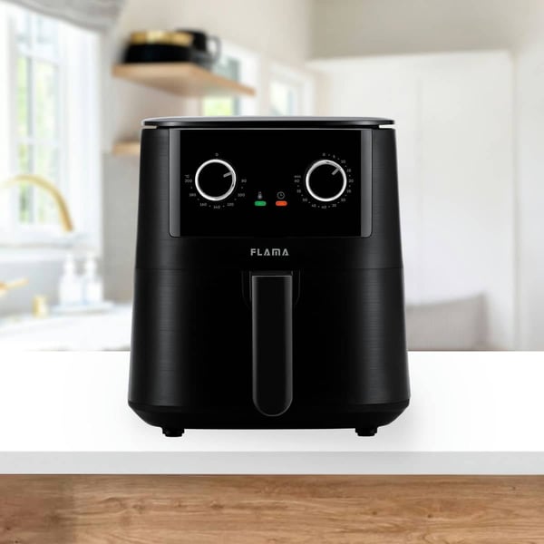 Flama 646FL Enkelt 4,2 L Enkeltstående 1400 W Varmluftsteger Sort