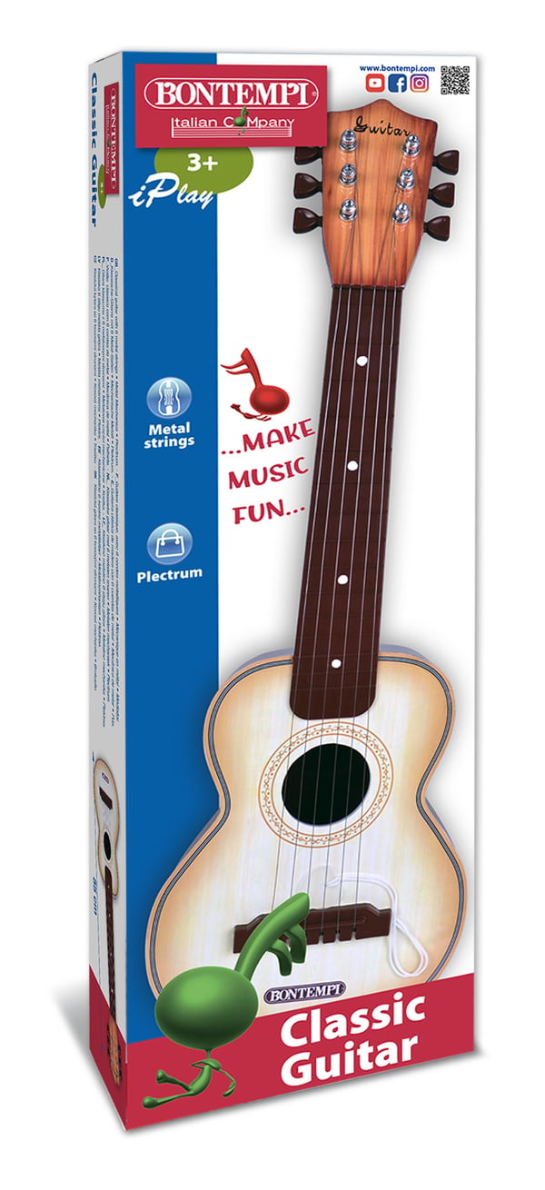 Miniatyrbillede 1 af 3: Bontempi Classic Guitar with 6 metal strings