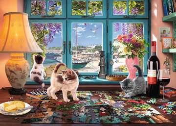 Ravensburger The Puzzler's Desk Kuviopalapeli 1000 kpl Eläimet