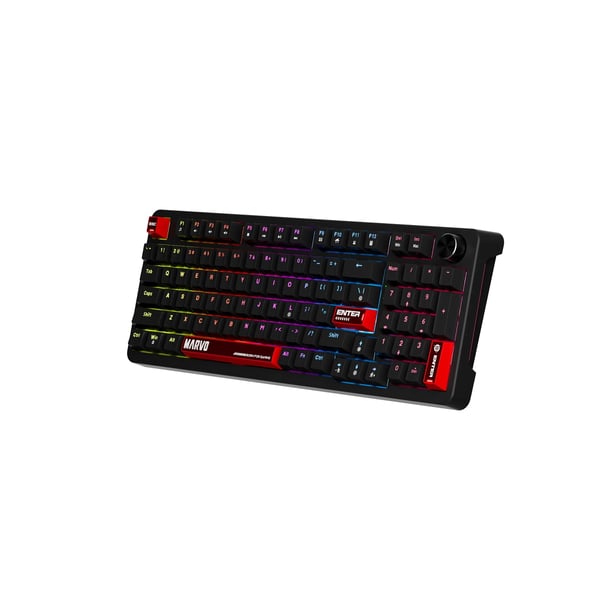Marvo Klawiatura mechaniczna Arma 98 tastatur Spil QWERTY UK international Sort