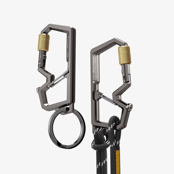 Spigen Carabiner | LF101 Nyckelring Metallisk