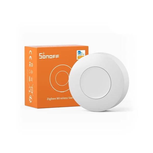 Miniatyrbillede 2 af 3: Sonoff SNZB-01P smart home central styreenhed Trådløs Hvid