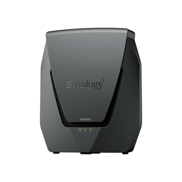 Synology WRX560 trådlös router Gigabit Ethernet Dual-band (2,4 GHz / 5 GHz) Svart Synology WRX560 trådlös router Gigabit Ethernet Dual-band (2,4 GHz / 5 GHz) Svart