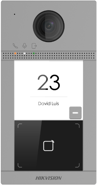 Hikvision DS-KV8113-WME1(C) video samtalesystem 2 MP Sort, Grå