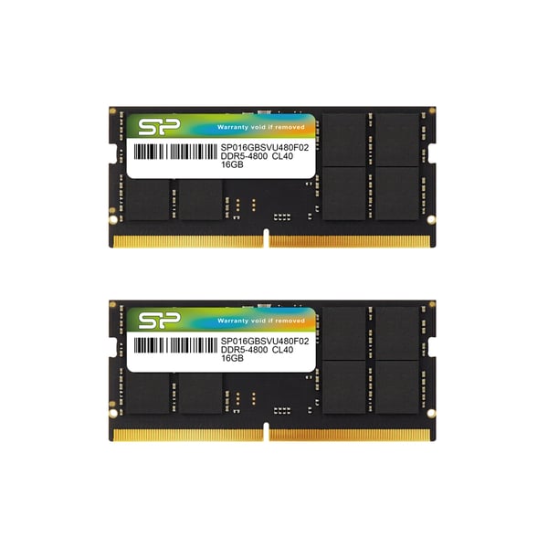 Silicon Power SP032GBSVU480F22 muistimoduuli 32 GB 2 x 16 GB DDR5 262-pin SO-DIMM ECC
